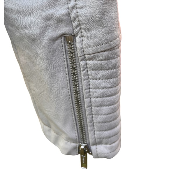 JUST JEANS, leather look jacket, size 12 - Picture 7 of 10